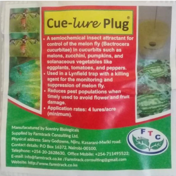 Cue lure plug - products